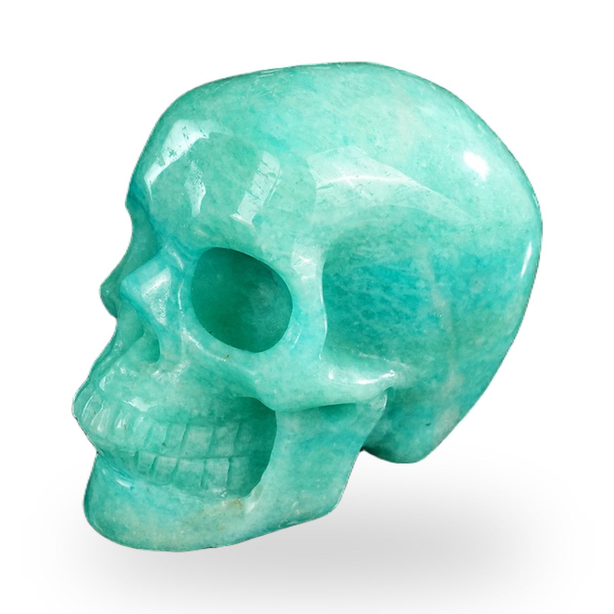 Amazonite crystal skull 2.2" SKH20AA03 photo 7