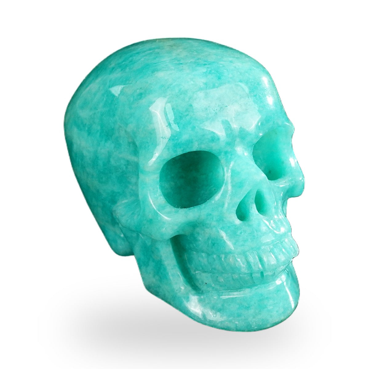 Amazonite crystal skull 2.2" SKH20AA04 photo 3