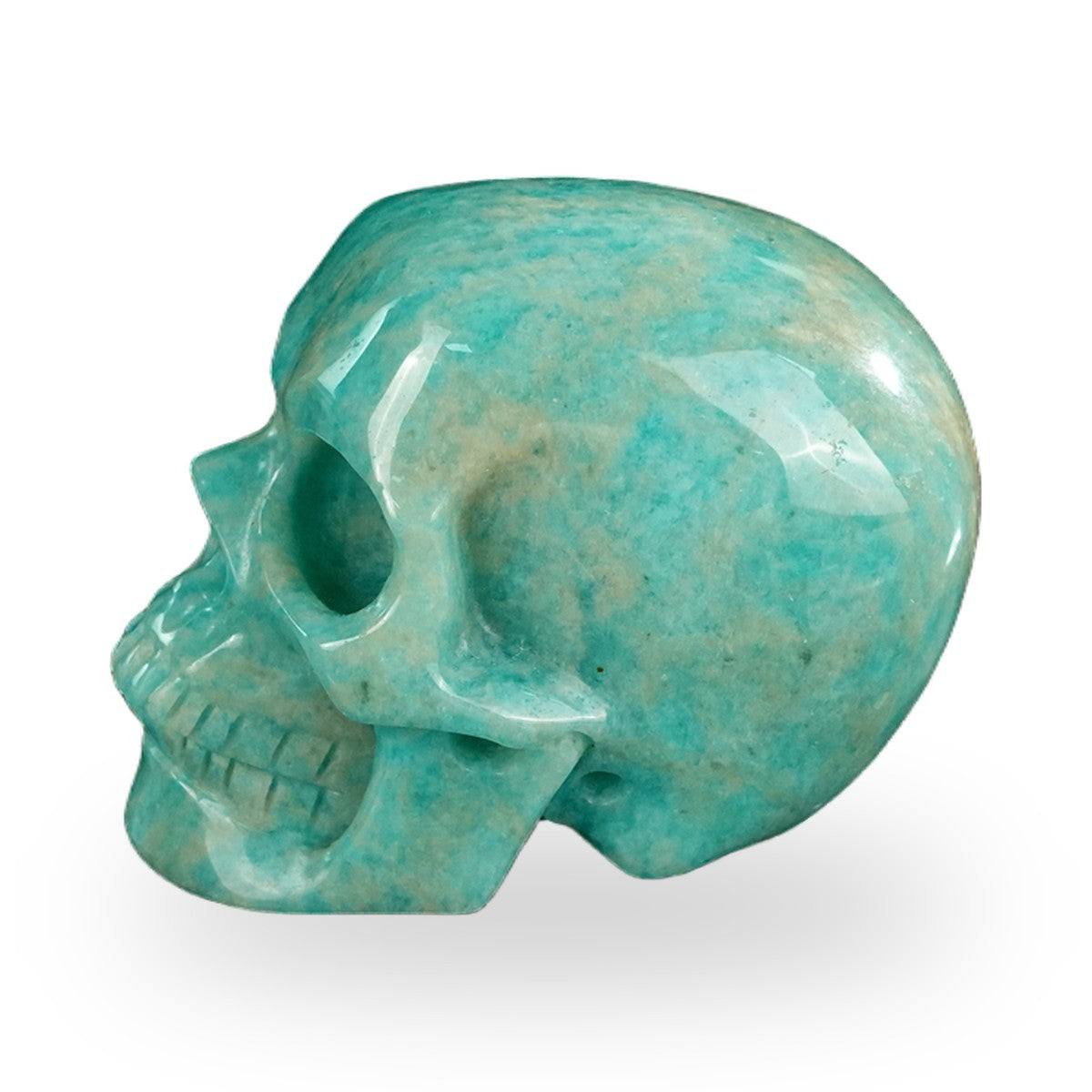 Amazonite crystal skull 2.2" SKH20AA05 photo 6