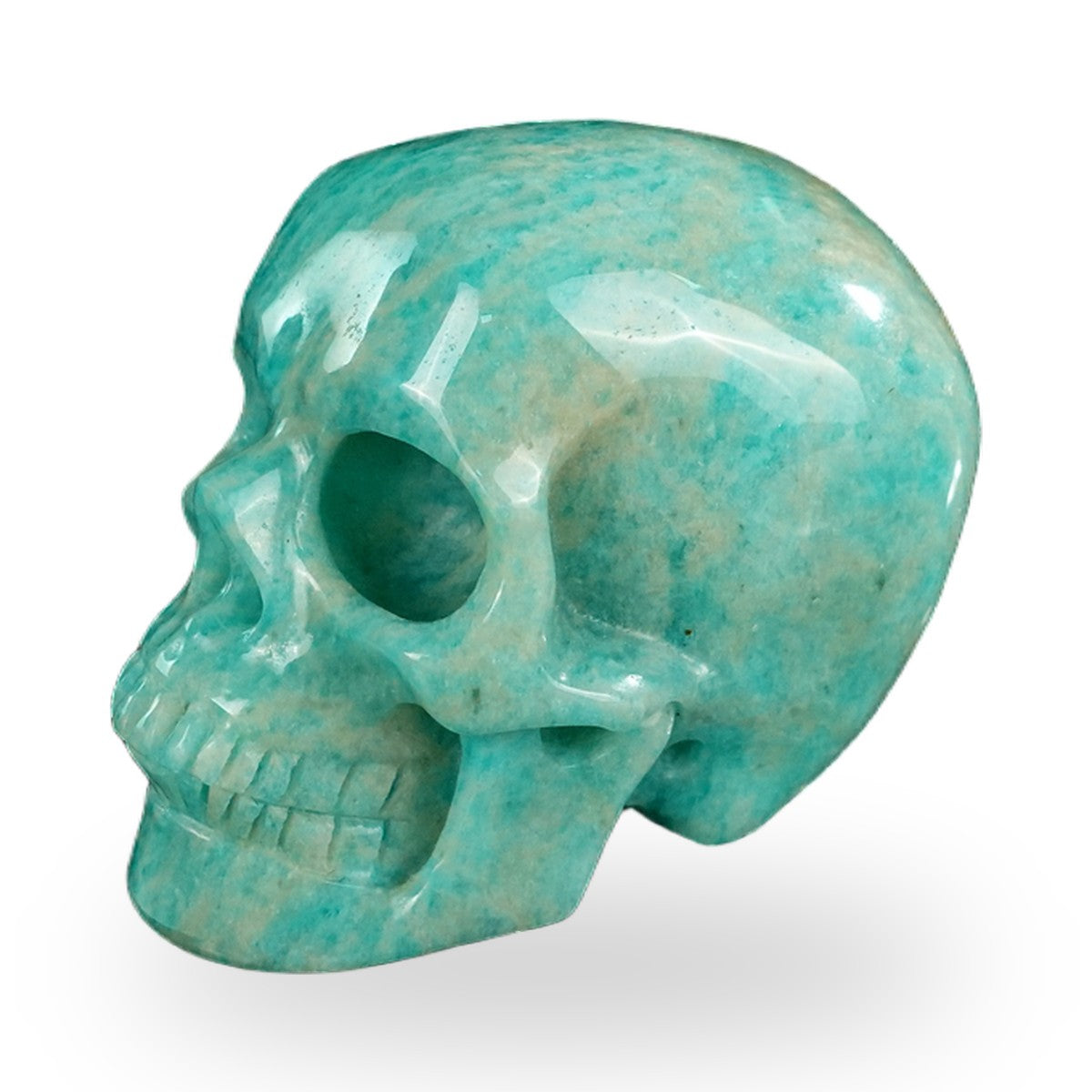 Amazonite crystal skull 2.2" SKH20AA05 photo 7