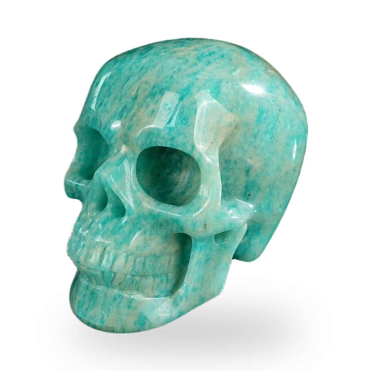 Amazonite crystal skull 2.2" SKH20AA05 photo 8