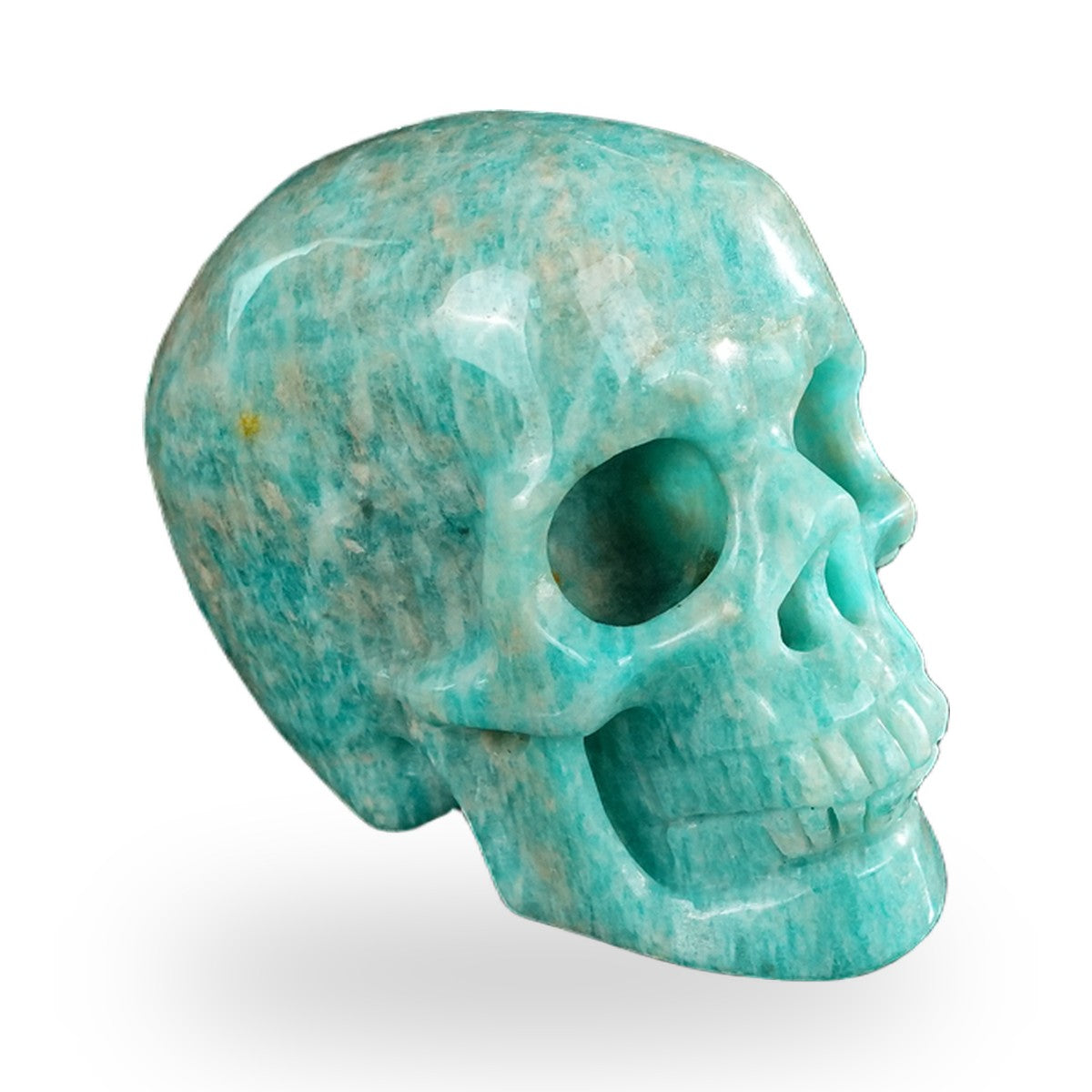 Amazonite crystal skull 2.2" SKH20AA06 photo 4