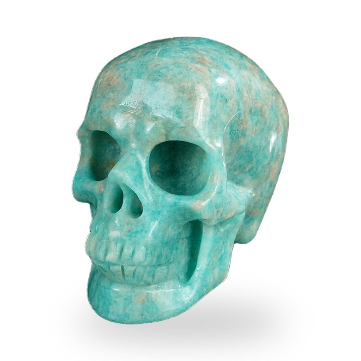Amazonite crystal skull 2.2" SKH20AA06 photo 8