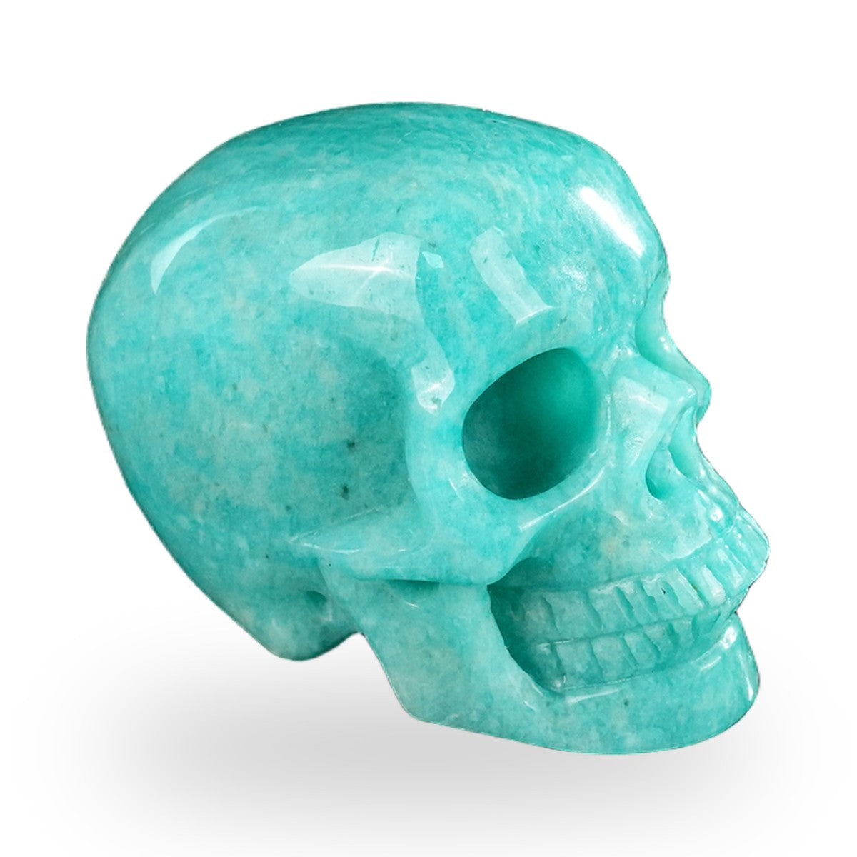 Amazonite crystal skull 2.2" SKH20AA07 photo 4