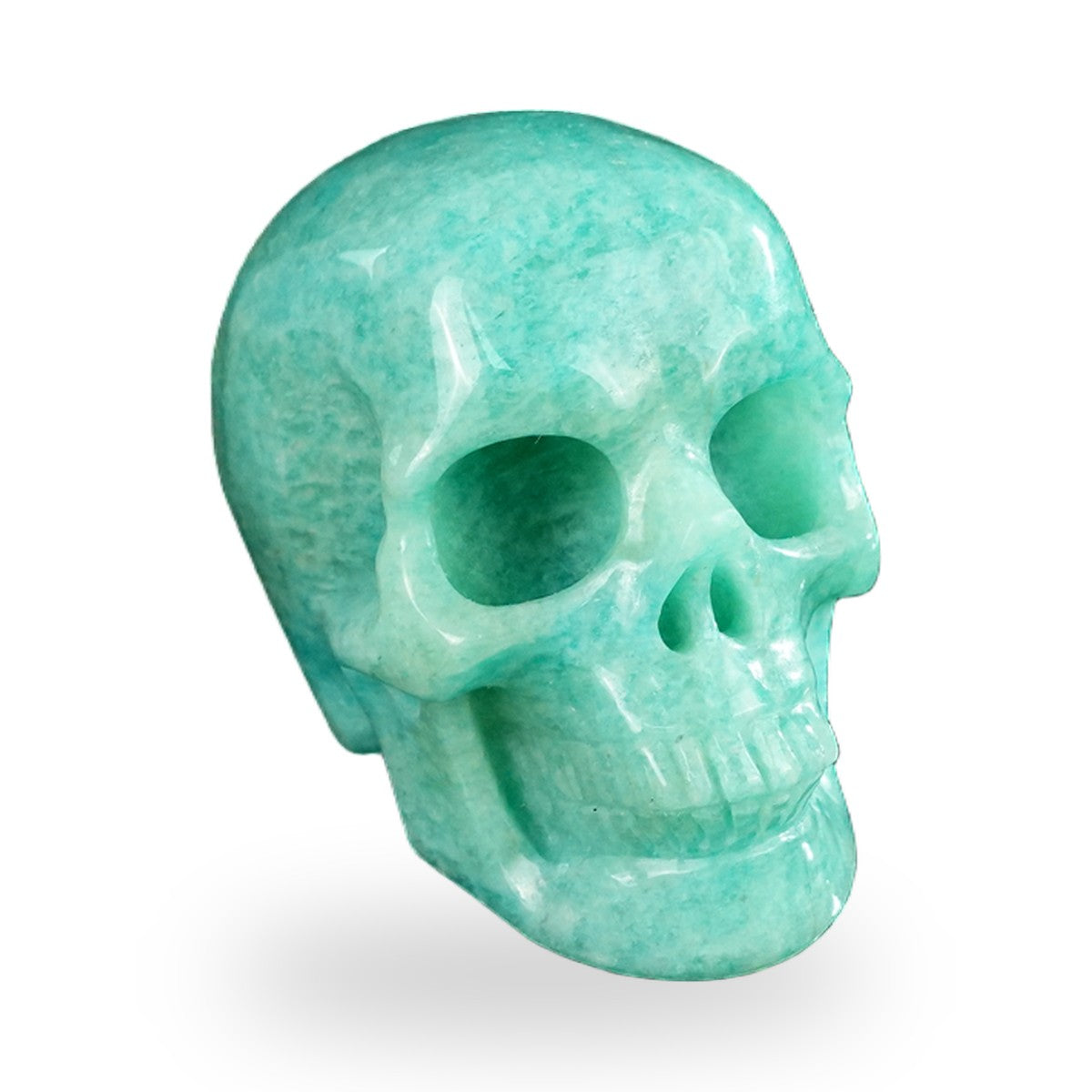 Amazonite crystal skull 2.2" SKH20AA08 photo 2