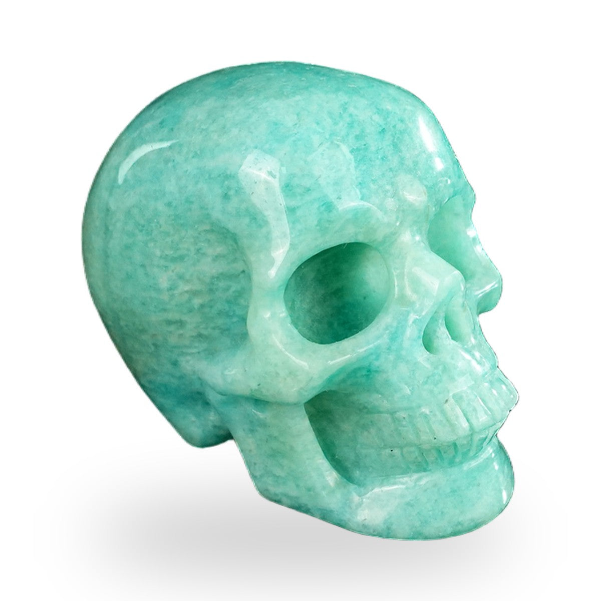 Amazonite crystal skull 2.2" SKH20AA08 photo 3