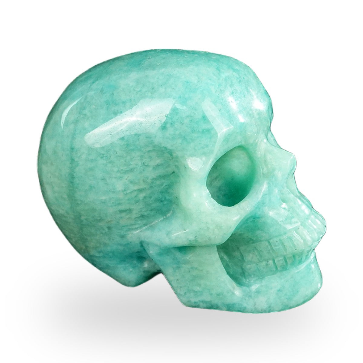 Amazonite crystal skull 2.2" SKH20AA08 photo 4