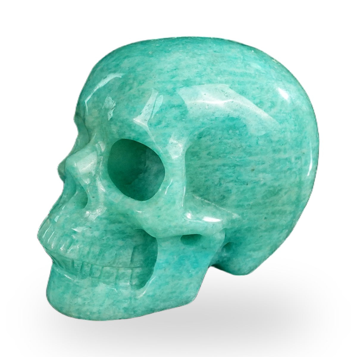Amazonite crystal skull 2.2" SKH20AA08 photo 7