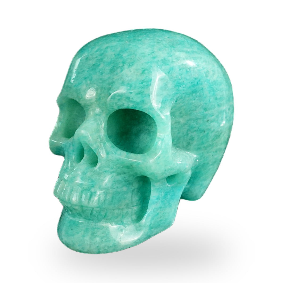 Amazonite crystal skull 2.2" SKH20AA08 photo 8