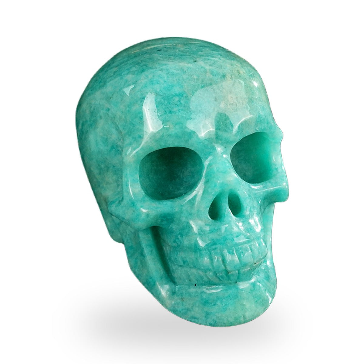 Amazonite crystal skull 2.2" SKH20AA09 photo 2