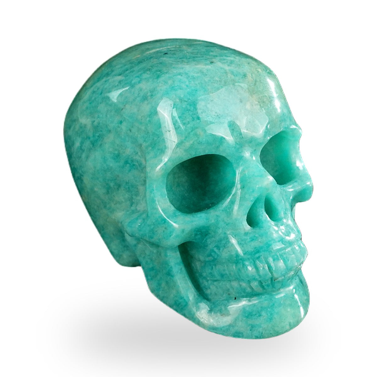 Amazonite crystal skull 2.2" SKH20AA09 photo 3