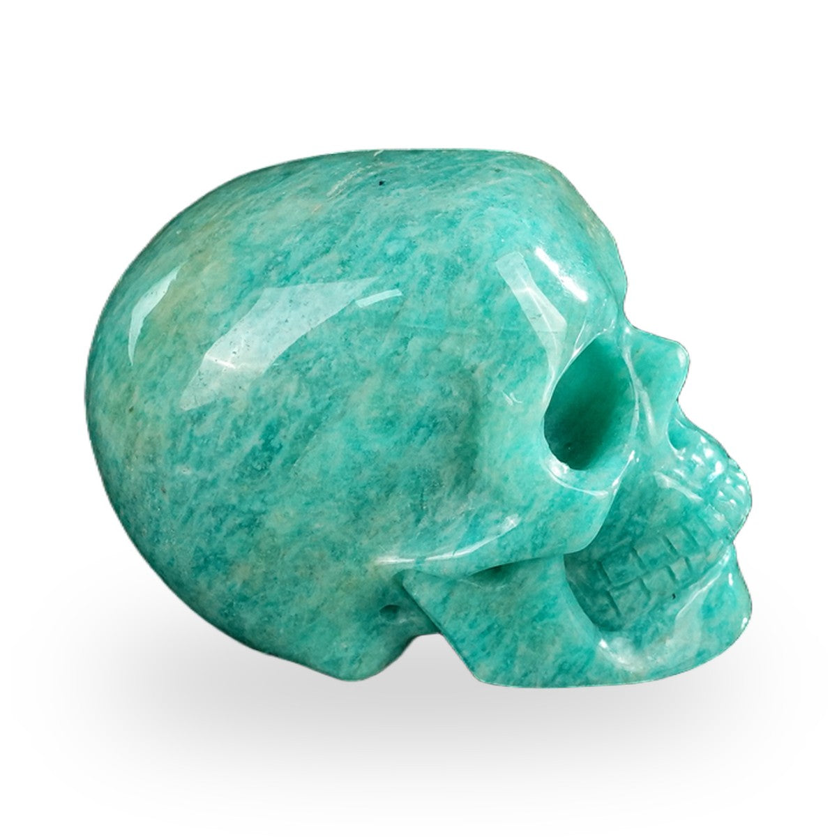 Amazonite crystal skull 2.2" SKH20AA09 photo 5