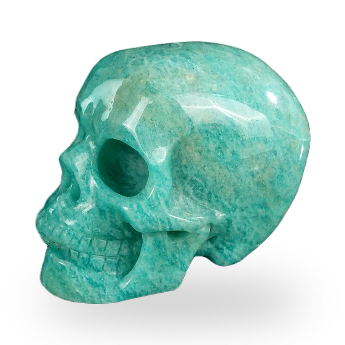 Amazonite crystal skull 2.2" SKH20AA09 photo 7