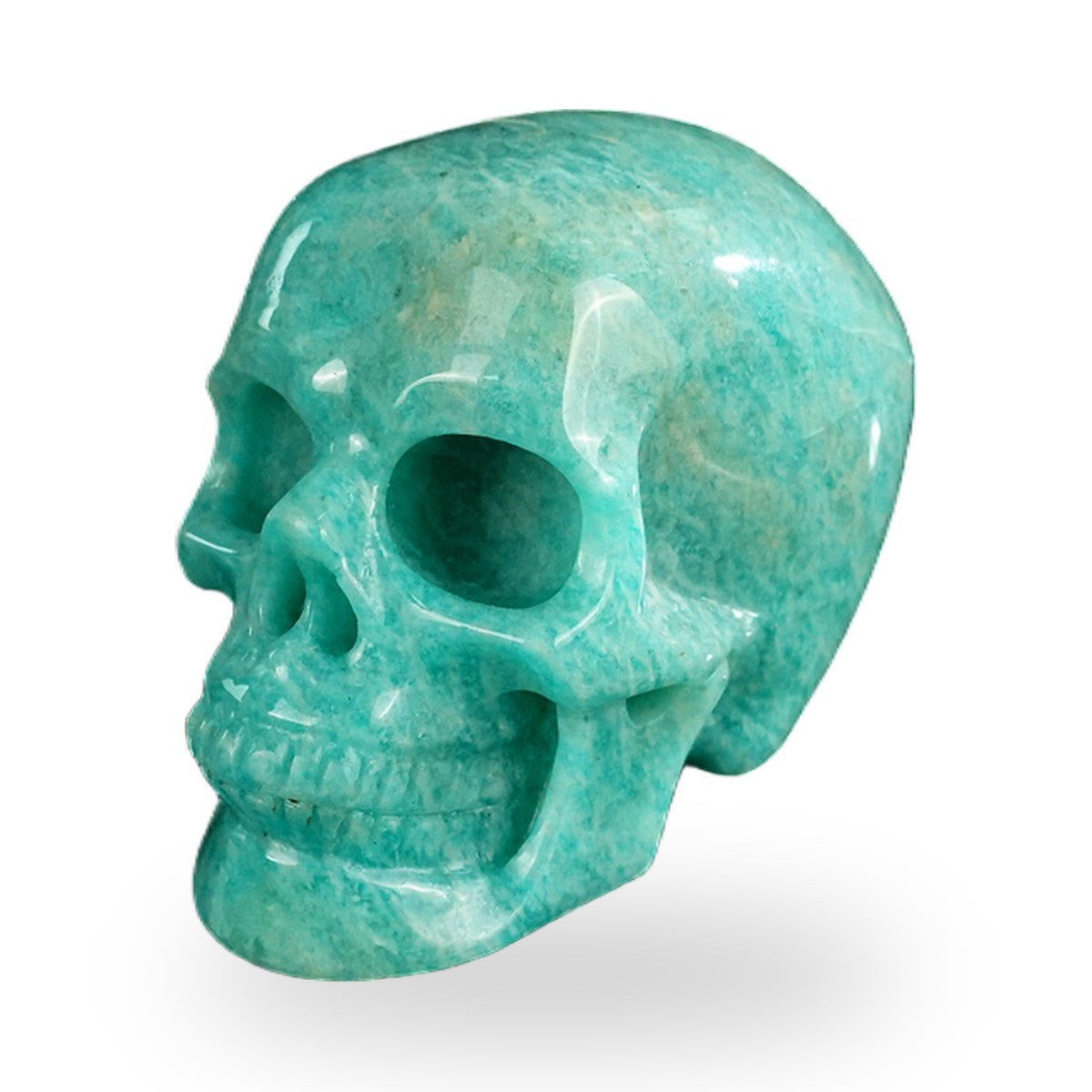 Amazonite crystal skull 2.2" SKH20AA09 photo 8