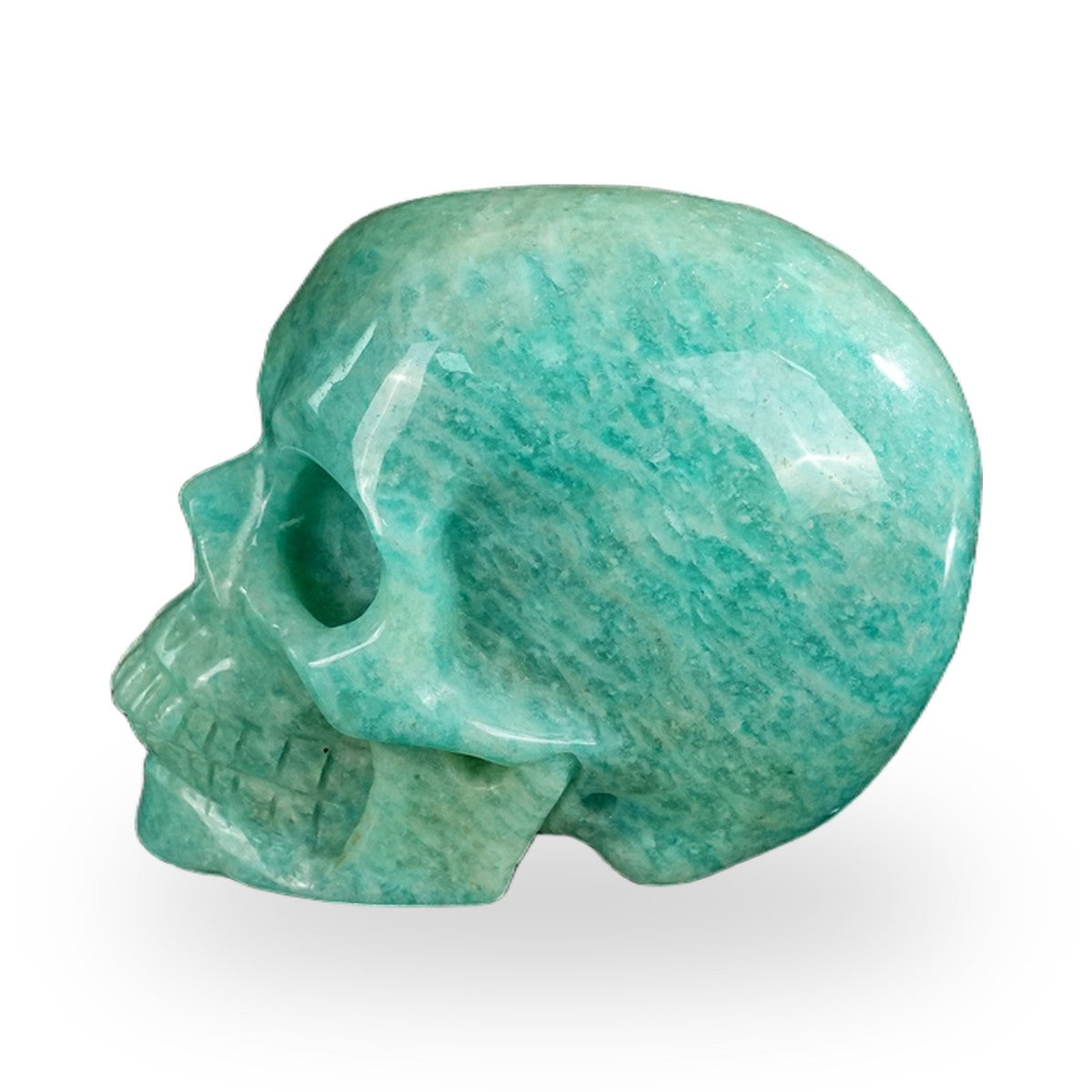 Amazonite crystal skull 2.2" SKH20AA10 photo 2