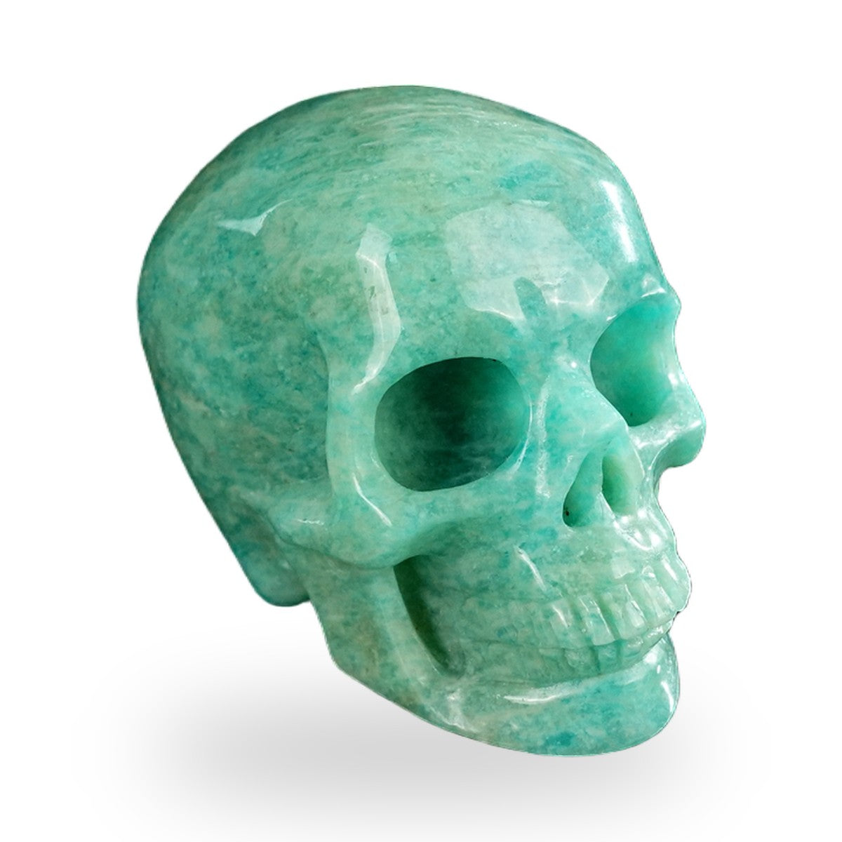 Amazonite crystal skull 2.2" SKH20AA10 photo 6