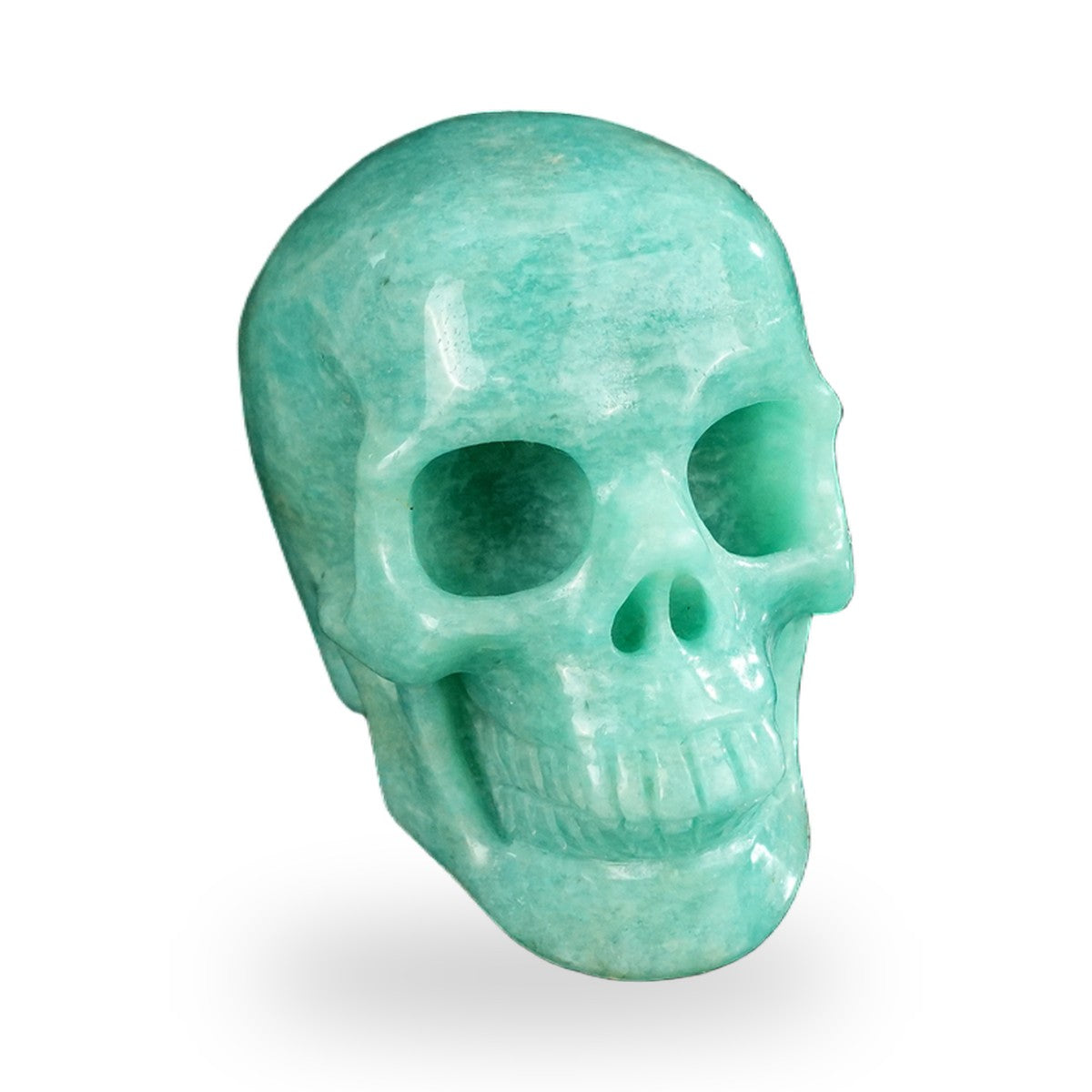 Amazonite crystal skull 2.2" SKH20AA12 photo 3
