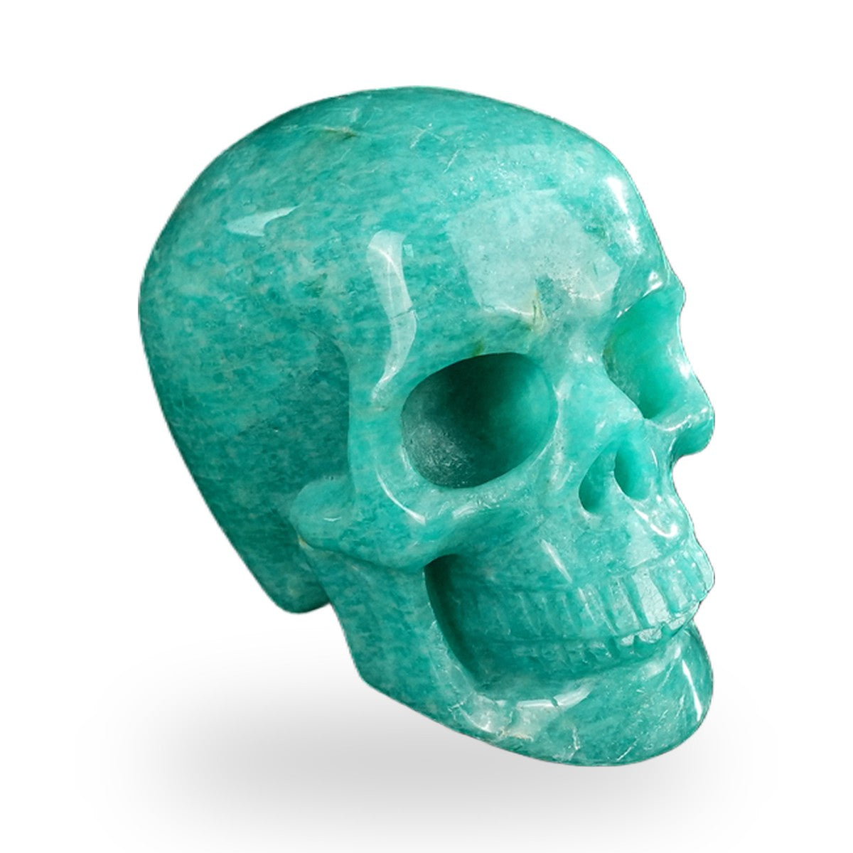 Amazonite crystal skull 2.2" SKH20AA13 photo 3