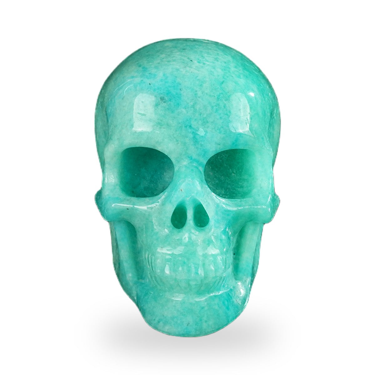 Amazonite crystal skull 2.2" SKH20AA14 photo 1