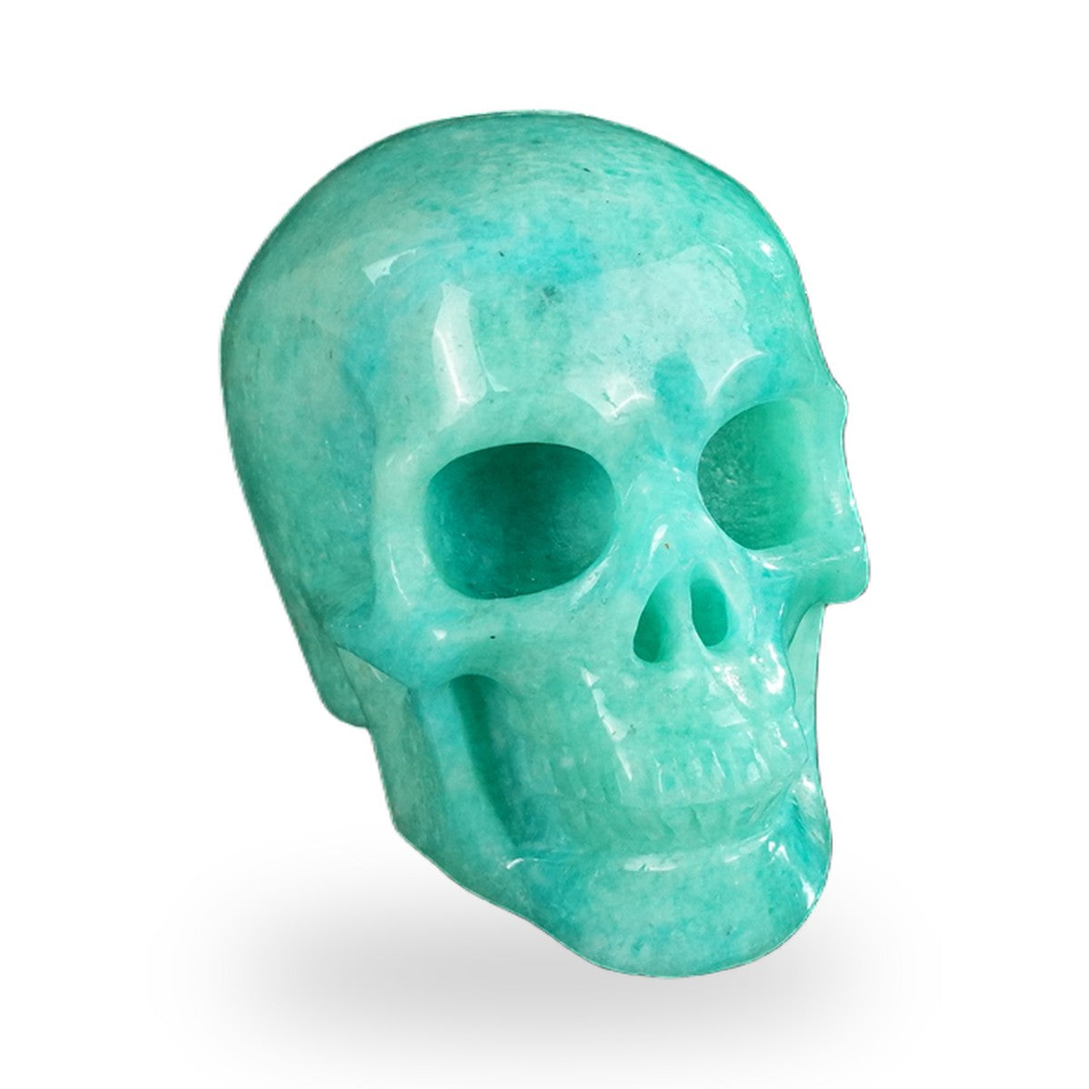 Amazonite crystal skull 2.2" SKH20AA14 photo 2