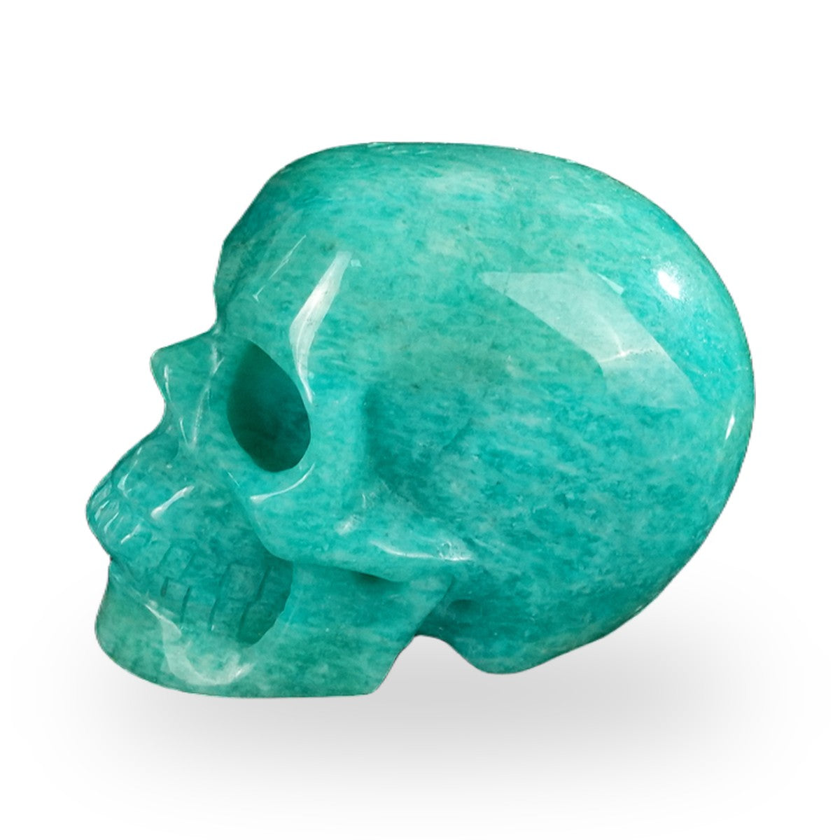 Amazonite crystal skull 2.2" SKH20AA15 photo 6