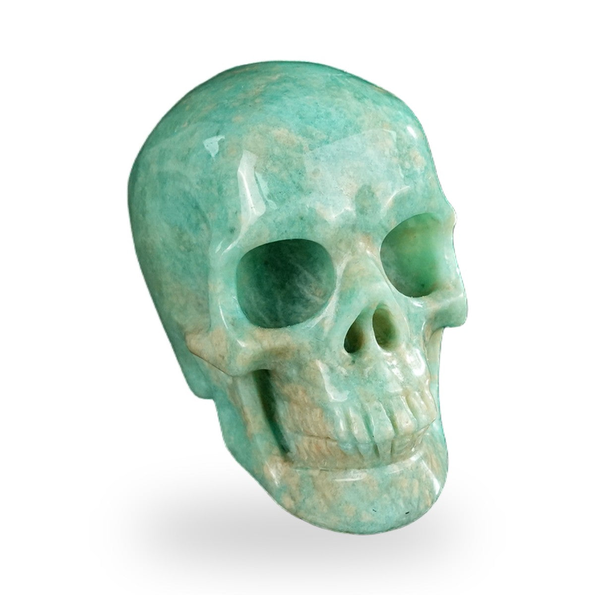 Amazonite crystal skull 2.2" SKH20AA17 photo 2