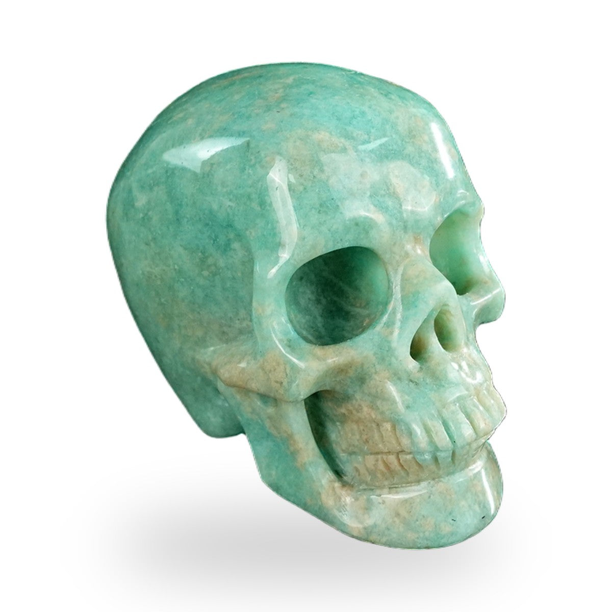 Amazonite crystal skull 2.2" SKH20AA17 photo 3
