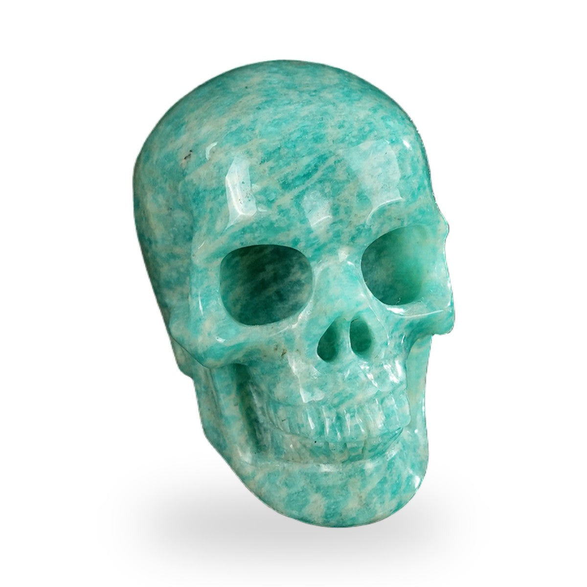 Amazonite crystal skull 2.2" SKH20AA18 photo 3