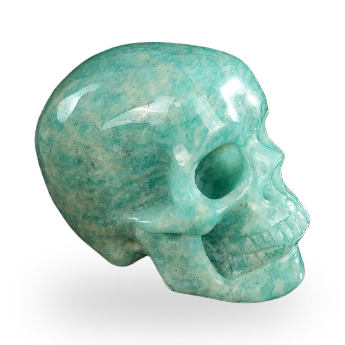 Amazonite crystal skull 2.2" SKH20AA18 photo 5
