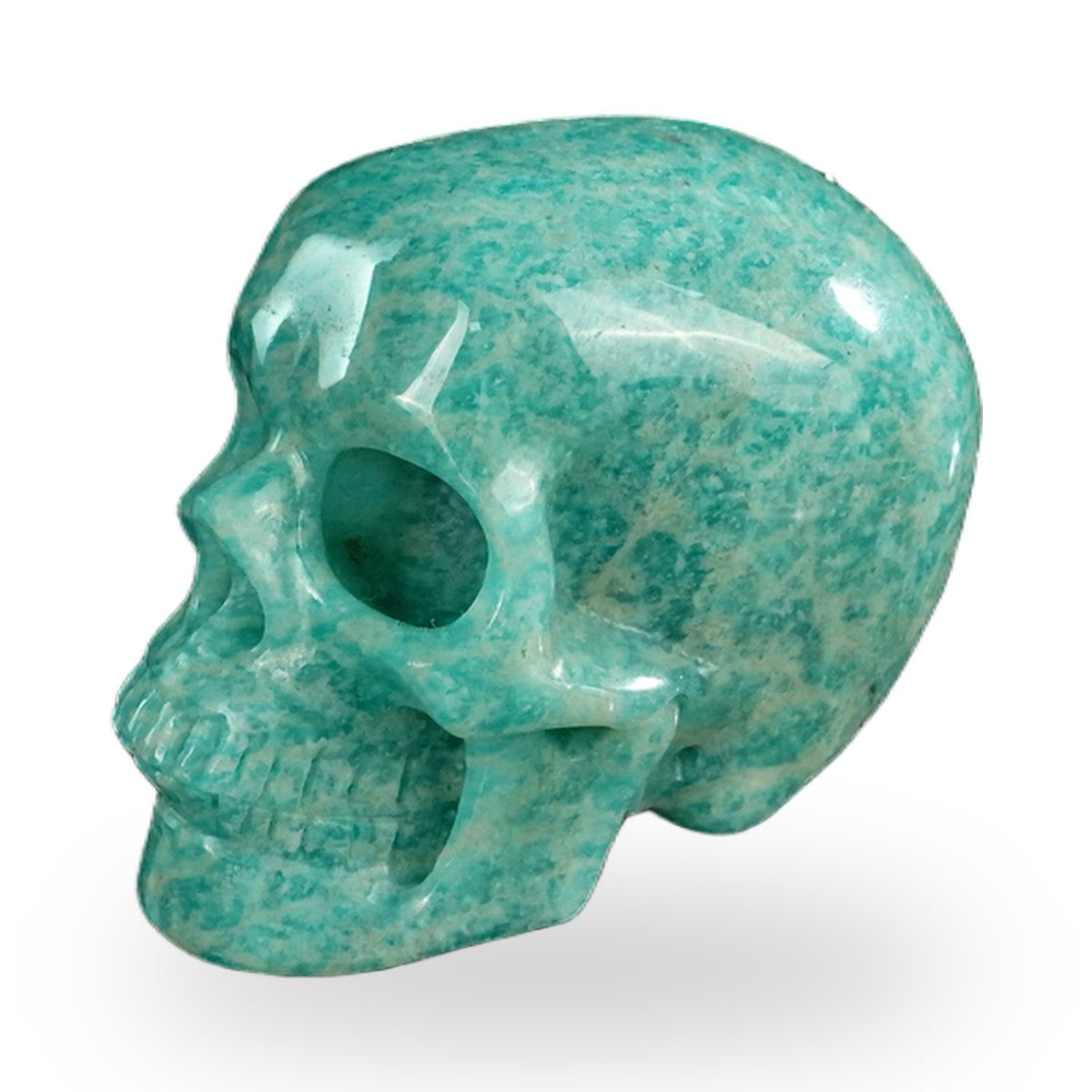Amazonite crystal skull 2.2" SKH20AA18 photo 8