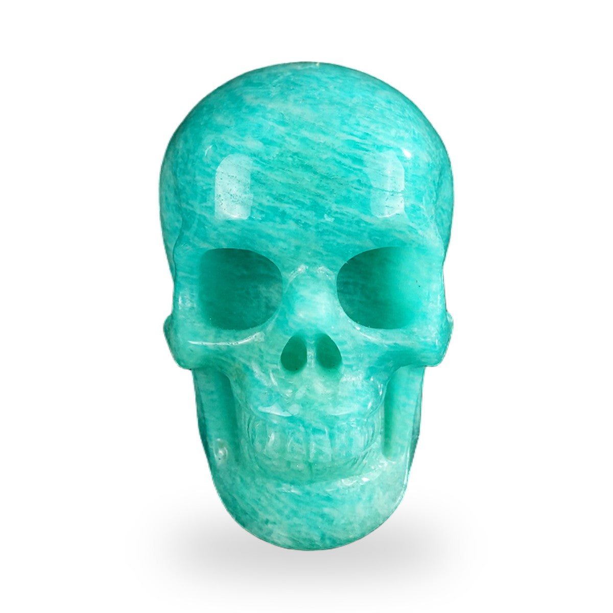 Amazonite crystal skull 2.2" SKH20AA19 photo 1