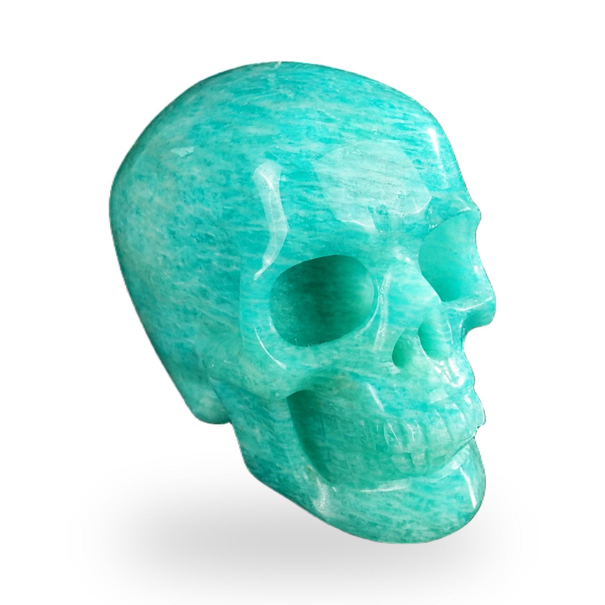 Amazonite crystal skull 2.2" SKH20AA19 photo 3