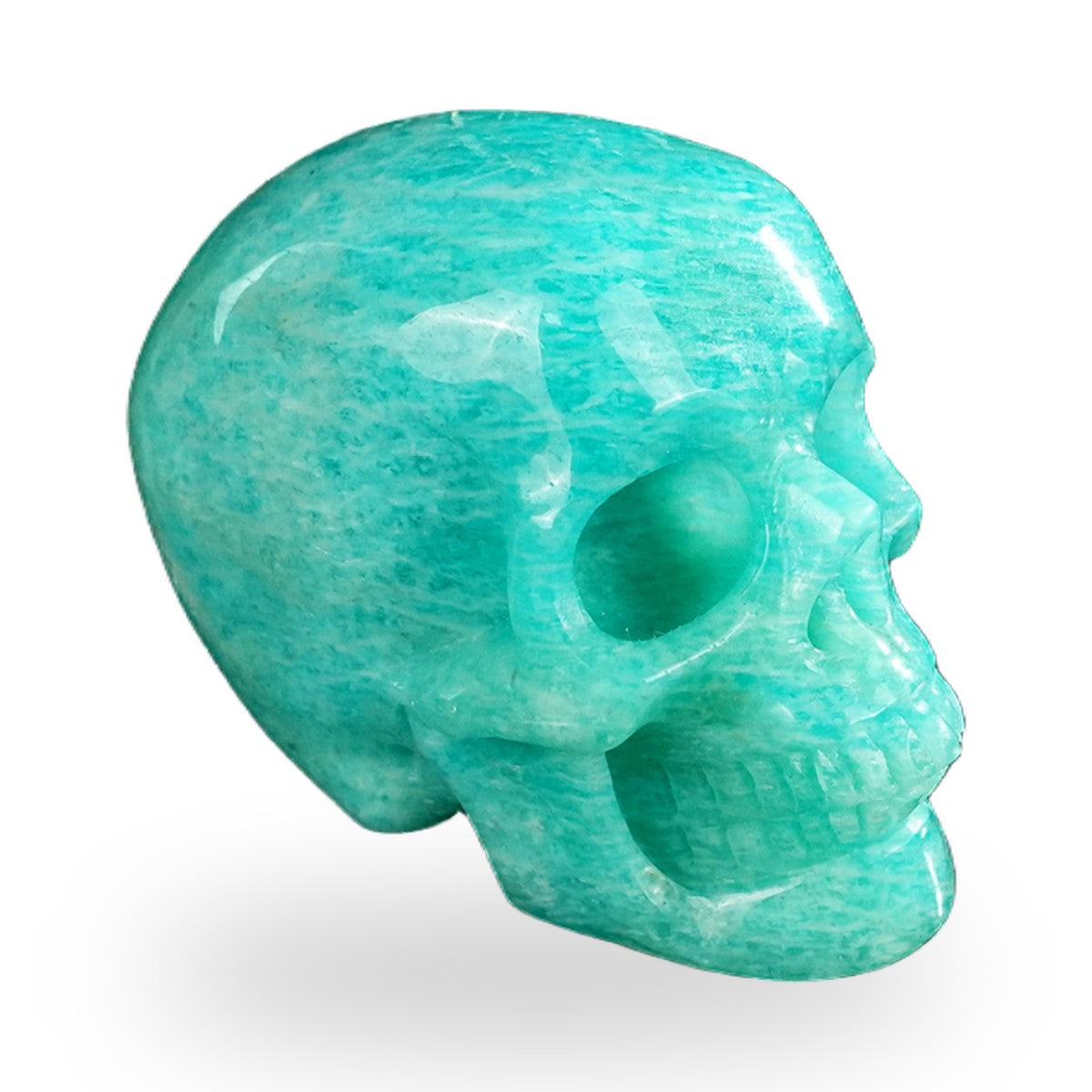 Amazonite crystal skull 2.2" SKH20AA19 photo 4