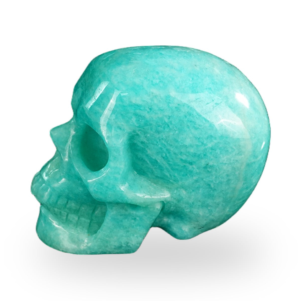 Amazonite crystal skull 2.2" SKH20AA19 photo 6