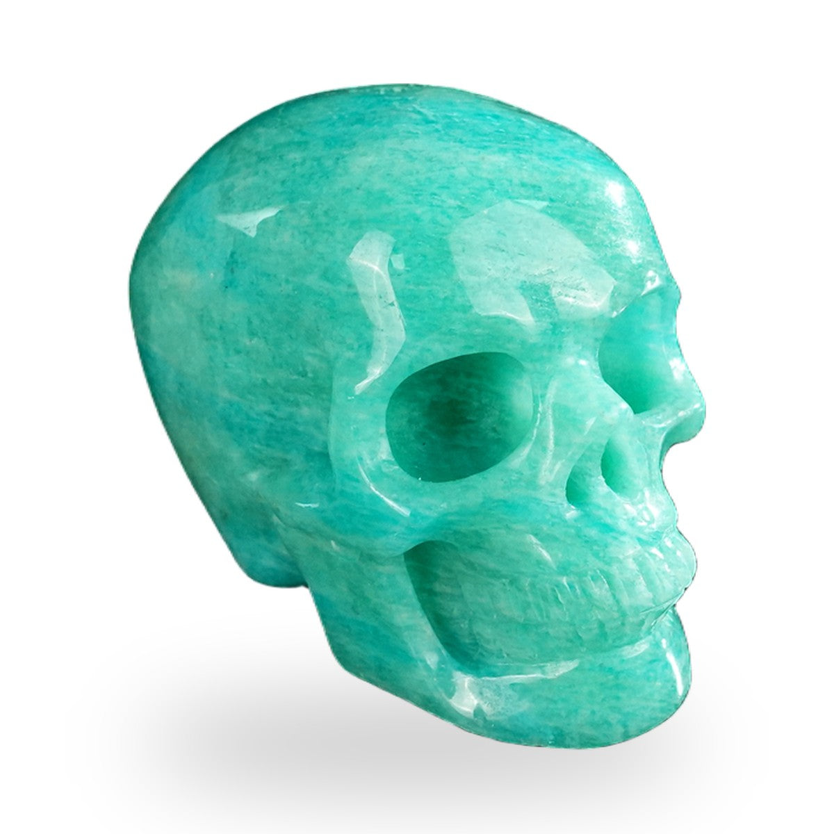 Amazonite crystal skull 2.2" SKH20AA20 photo 4