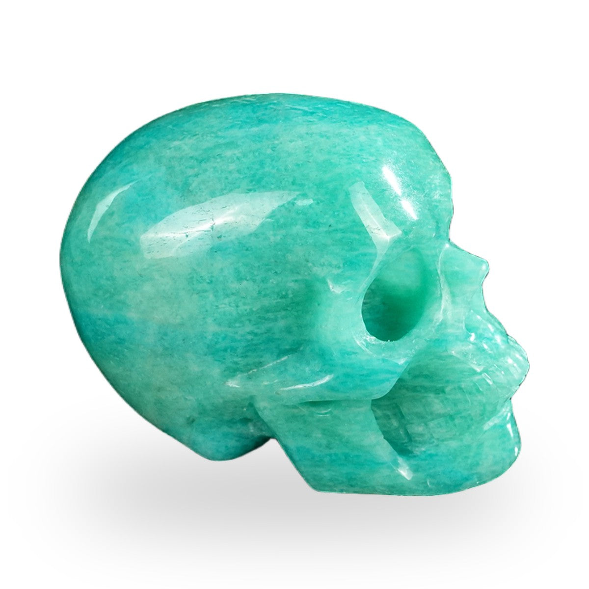 Amazonite crystal skull 2.2" SKH20AA20 photo 5