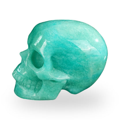 Amazonite crystal skull 2.2" SKH20AA20 photo 7