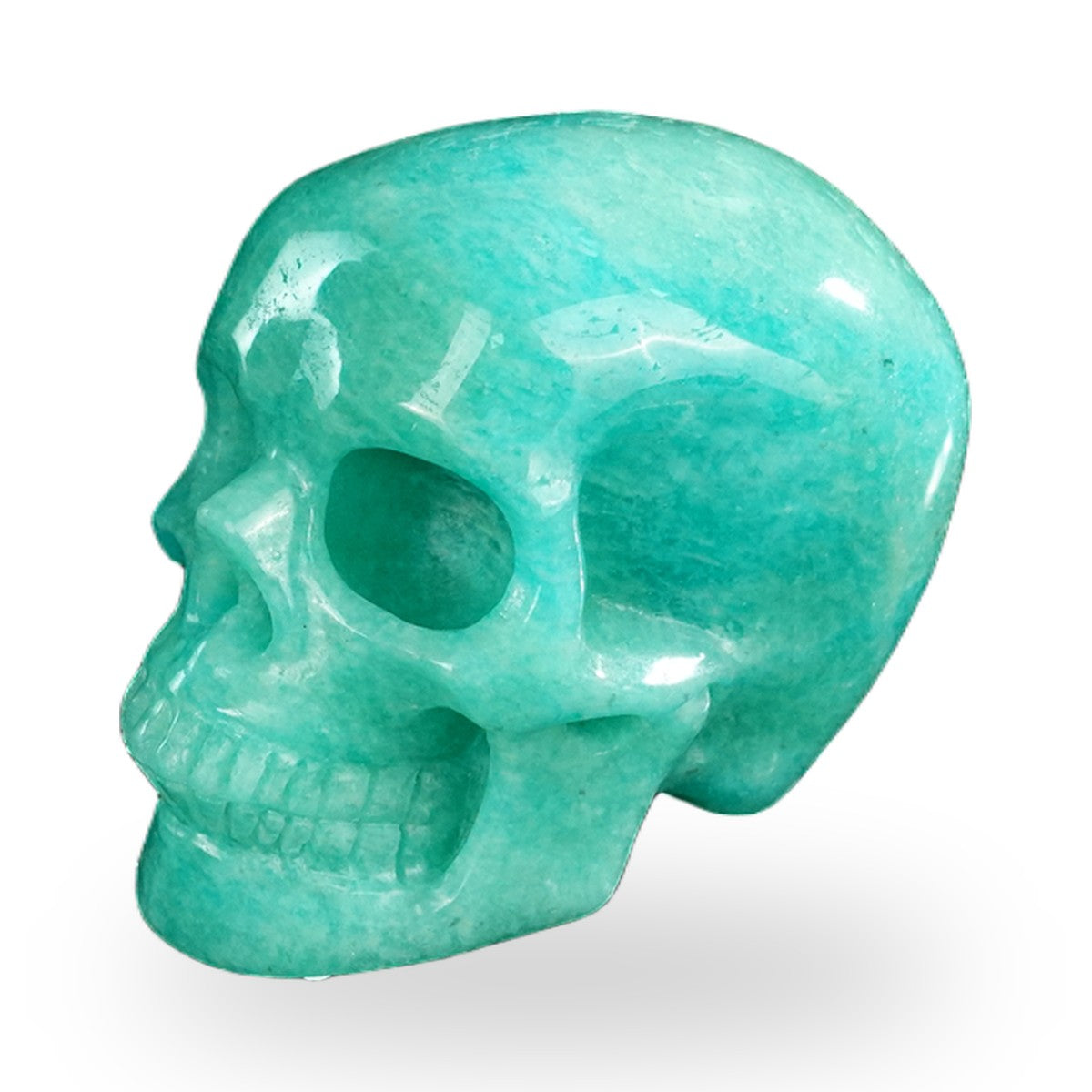 Amazonite crystal skull 2.2" SKH20AA20 photo 8