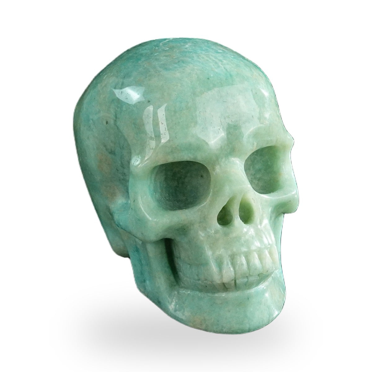 Amazonite crystal skull 3" SKH30AA01 view 2