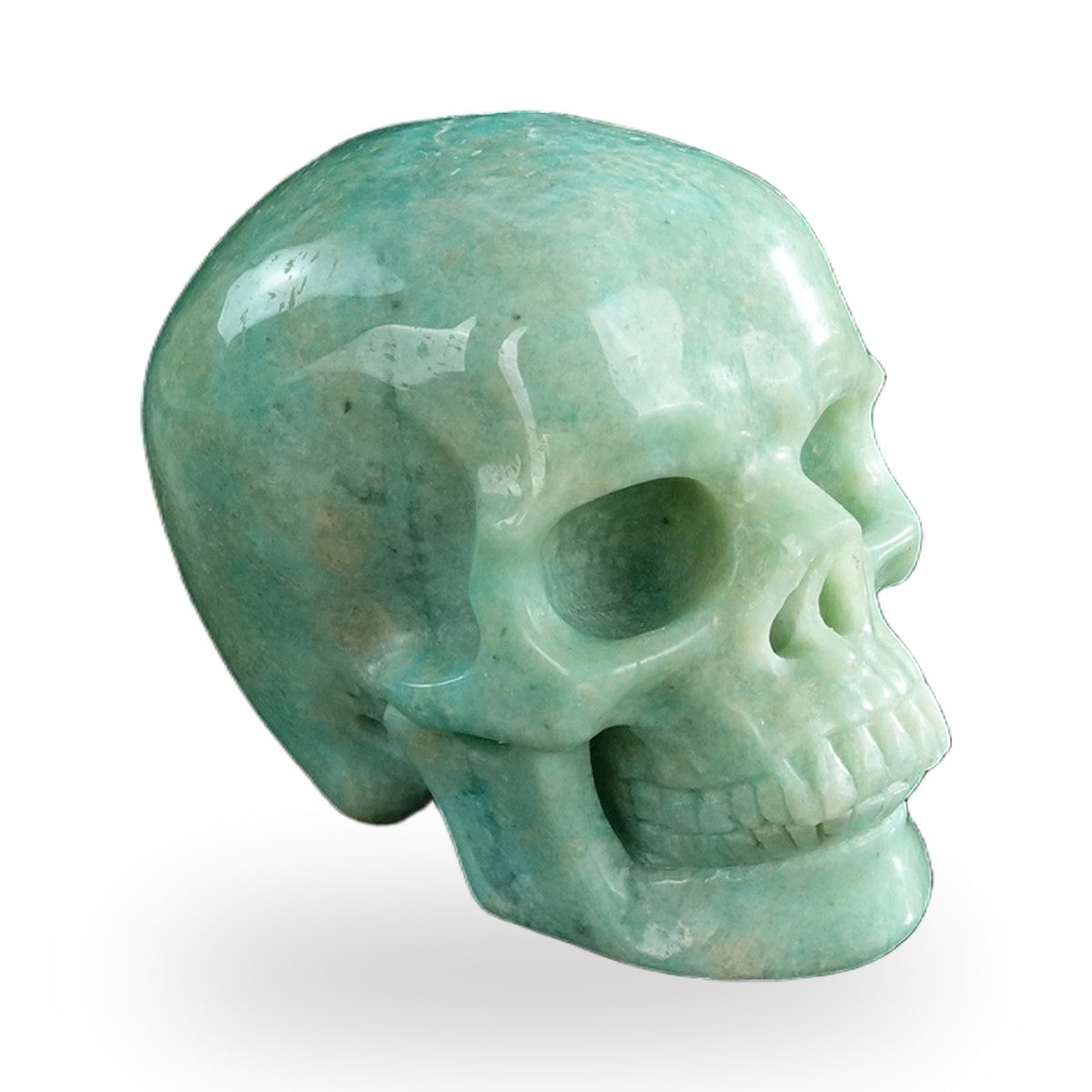 Amazonite crystal skull 3" SKH30AA01 view 3