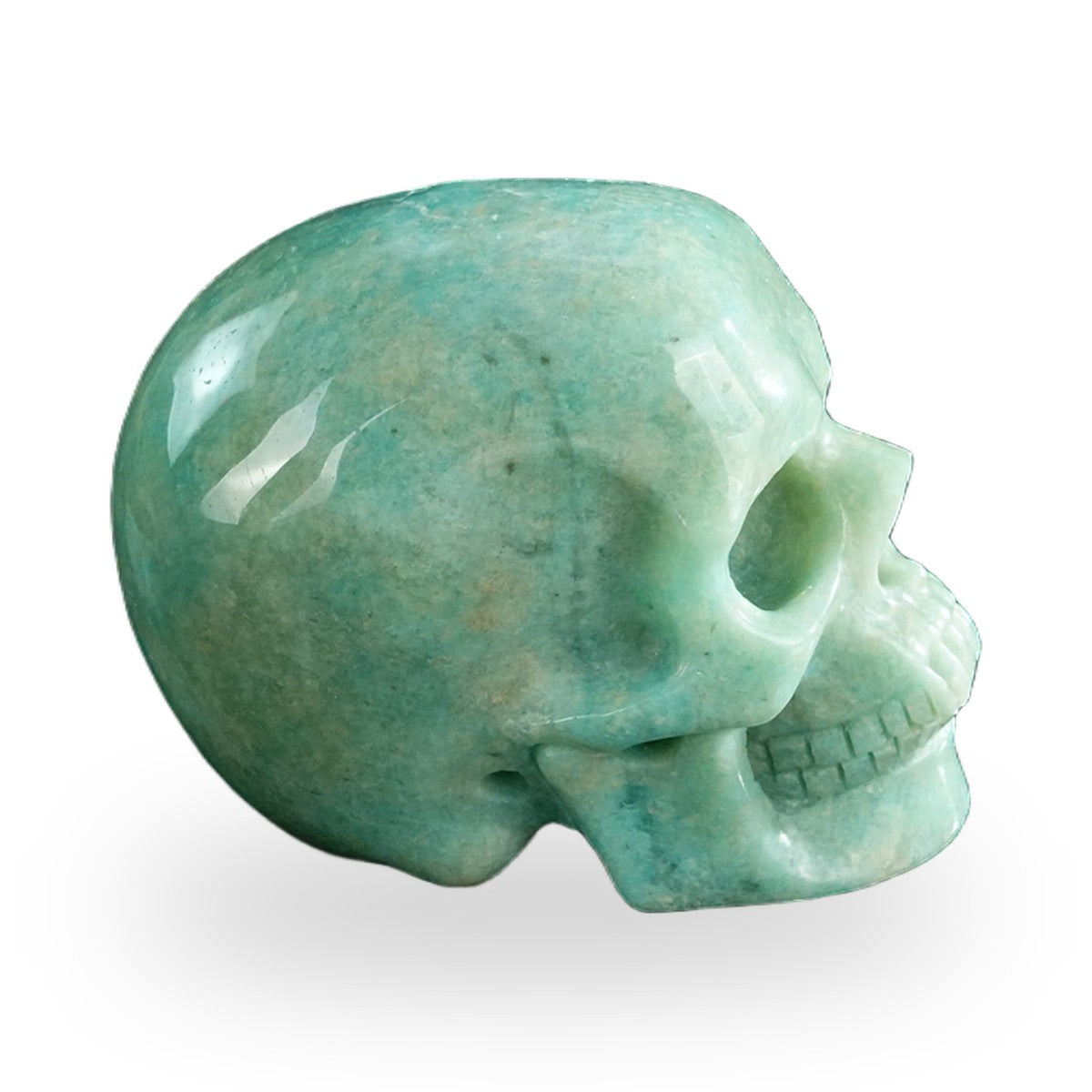 Amazonite crystal skull 3" SKH30AA01 view 5