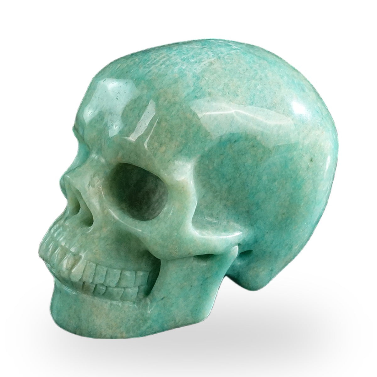 Amazonite crystal skull 3" SKH30AA01 view 7