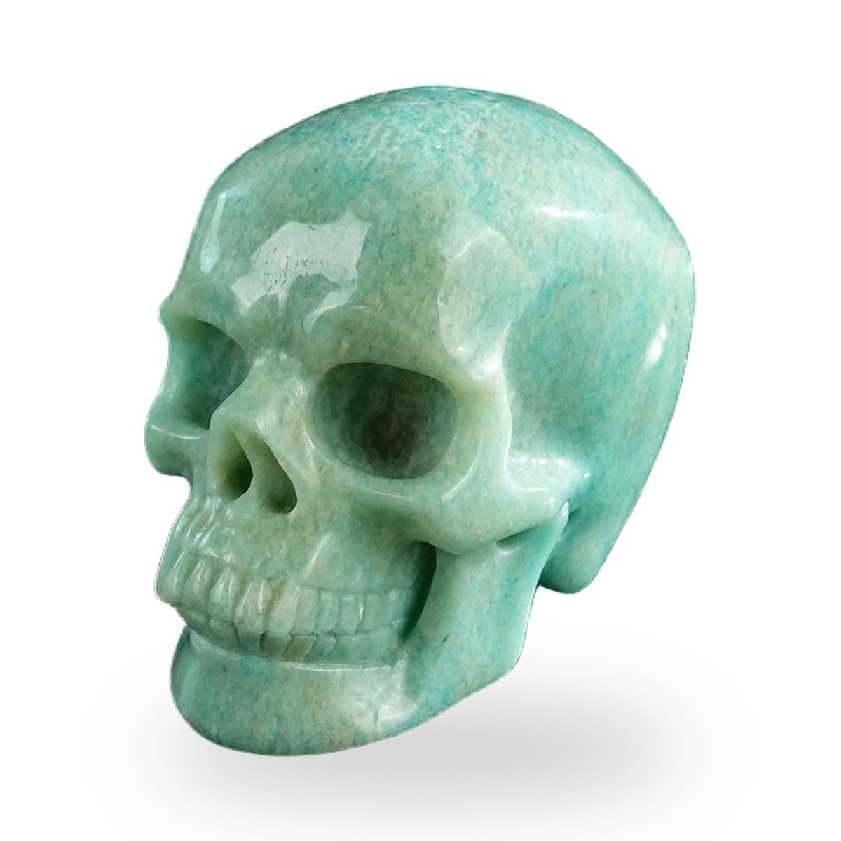 Amazonite crystal skull 3" SKH30AA01 view 8