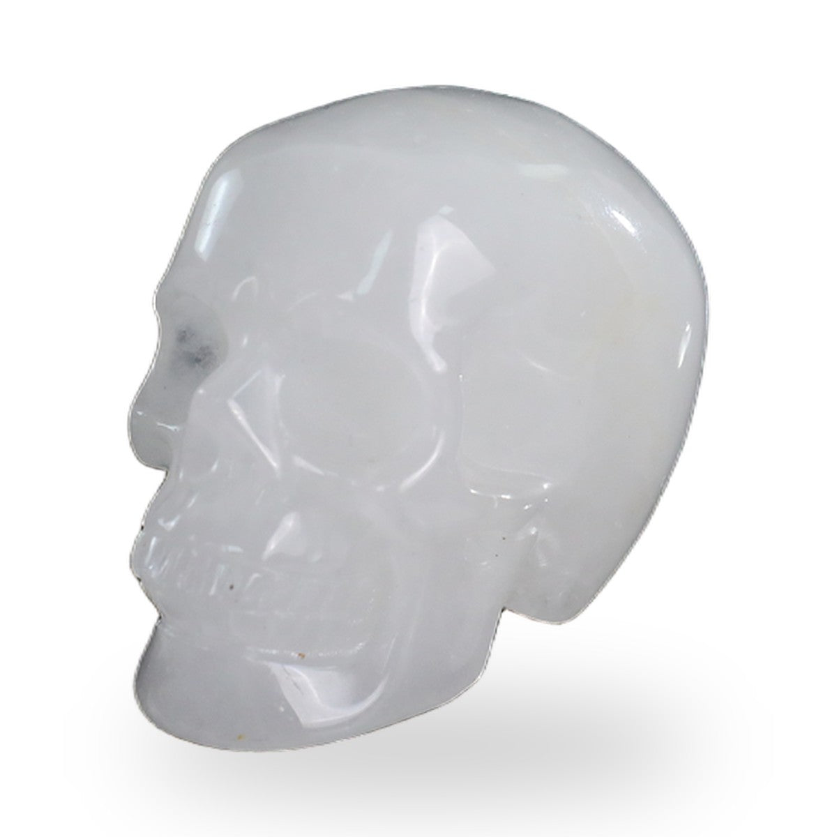 Angolan Quartz crystal skull 2.2" hand carved view 9