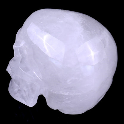 Angolan Quartz crystal skull 3" hand carved view 7