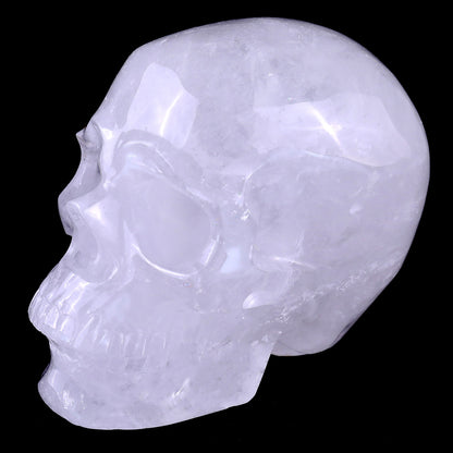 Angolan Quartz crystal skull 3" hand carved view 9