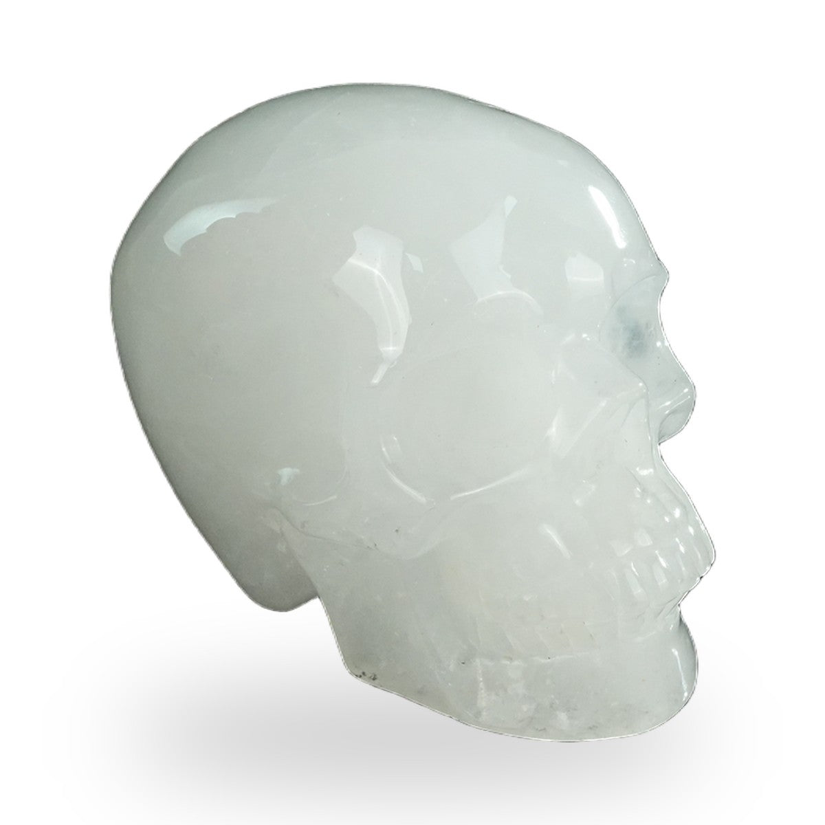 Angolan Quartz crystal skull 4.5" SKH45AQ01 view 3