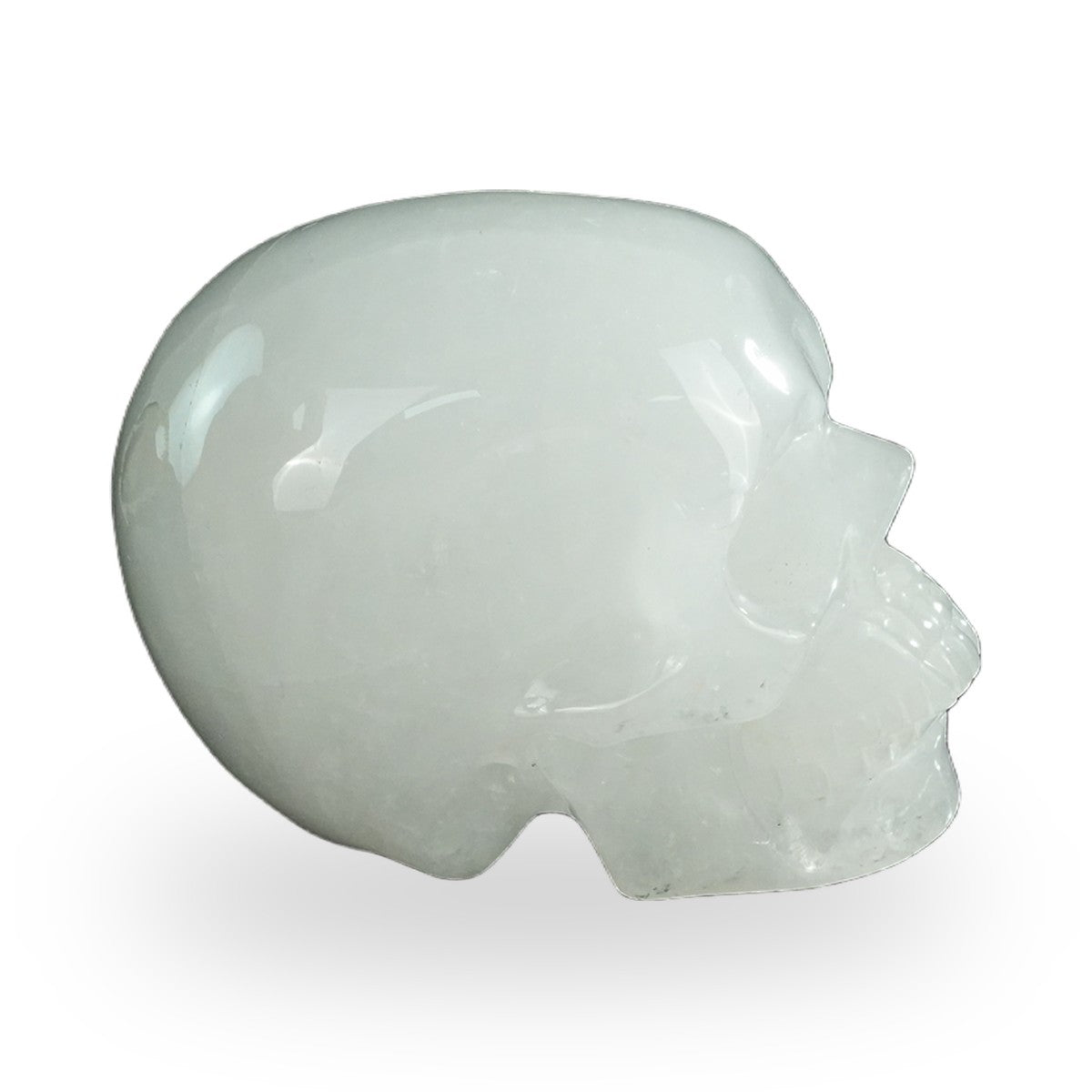 Angolan Quartz crystal skull 4.5" SKH45AQ01 view 4