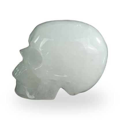 Angolan Quartz crystal skull 4.5" SKH45AQ01 view 5
