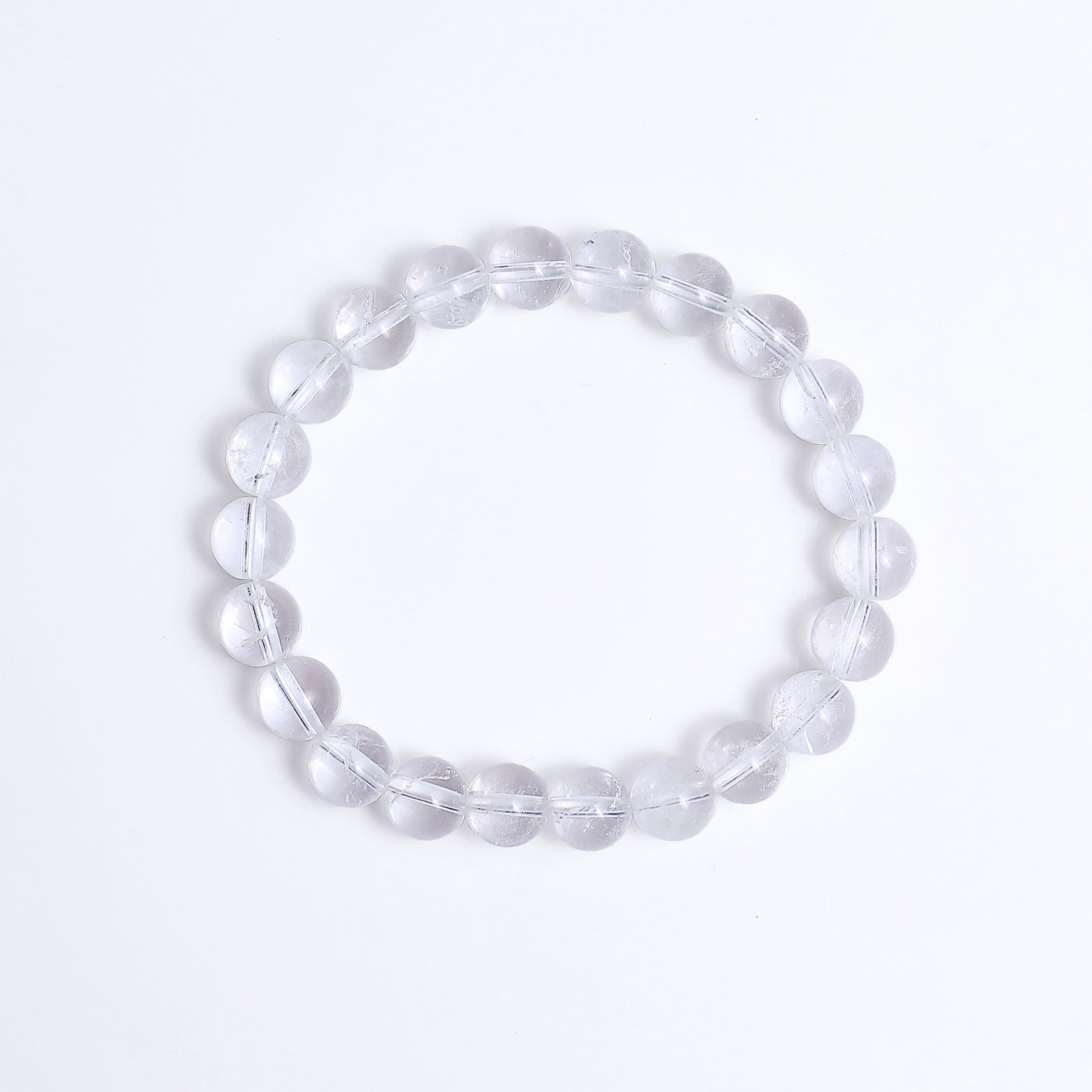 Natural Angolan Quartz Beads Bracelet,Healing Energy Bracelet,Handcrafted Gift